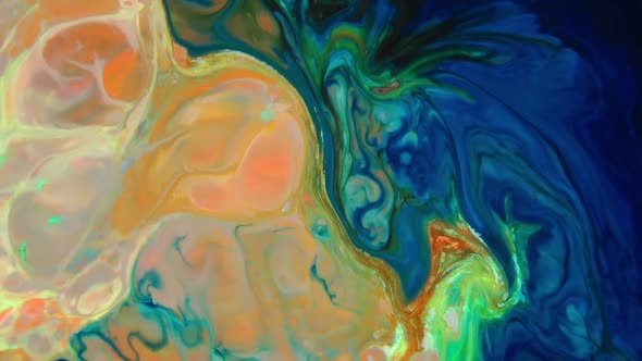 Psychedelic Cosmos Paint Texture 