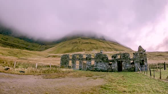 The Derelict Old School at Gleniff Horseshoe in County Sligo - Ireland