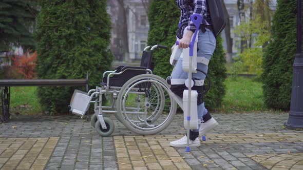 Paralyzed Man Learns To Walk Again with Robotic Exoskeleton