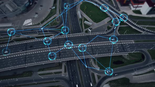 Automated robotic system remotely controls self-driving cars in the city.