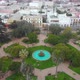 Main square Plaza Armas (La Serena, Chile) aerial view, drone footage - VideoHive Item for Sale