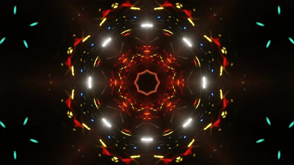 Kaleidoscope video background for VJ