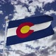 Colorado Flag With Sky - VideoHive Item for Sale