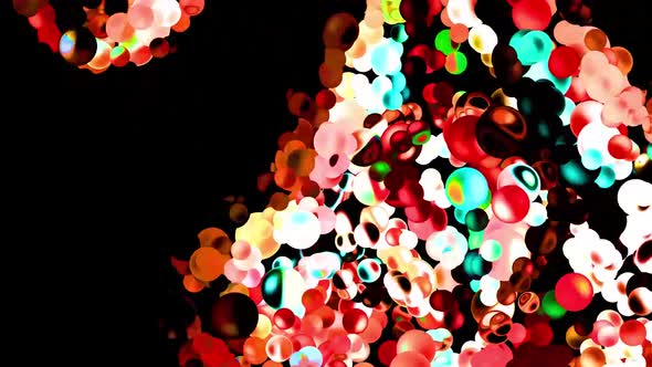 Abstract Glitter Vibrant Background Digital Rendering