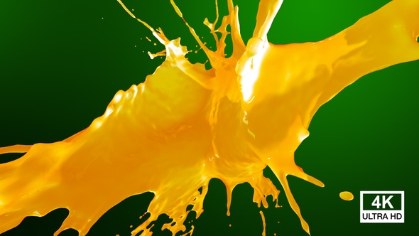Mango Juice Drops Splash V5