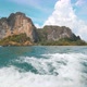 Boat Trip with Traditional Wooden Thai Longtail Boat To Tropical Island. Krabi, Thailand. Slowmotion - VideoHive Item for Sale