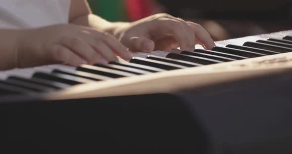 Little Fingers playing The Piano