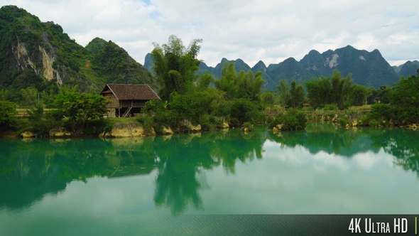 4K Rural Northern Vietnam Landscape