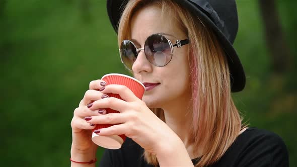 Beautiful Hipster Woman