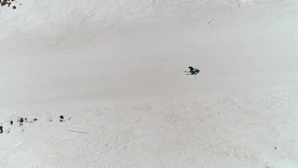 Skis Aerial