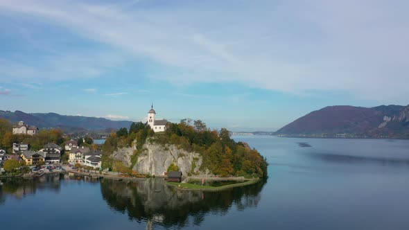 View Of Famous Traunkirchen Chapel 13