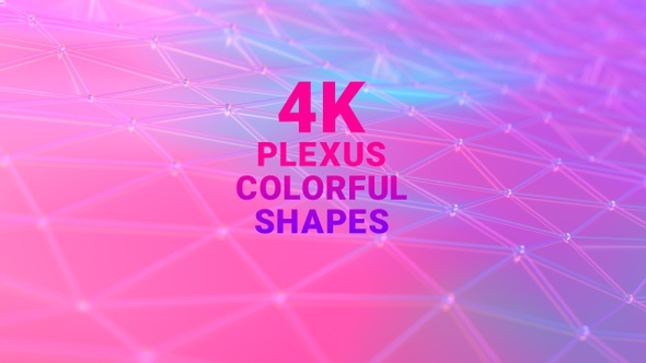 Waving Plexus Colorful Shapes