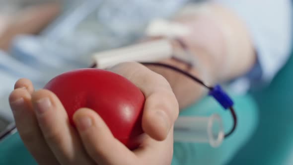 Donor Hand Gripping Stress Ball