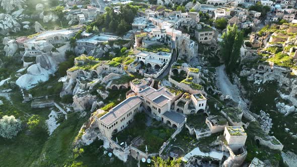 Cappadocia aerial view 4 K Awesome Background