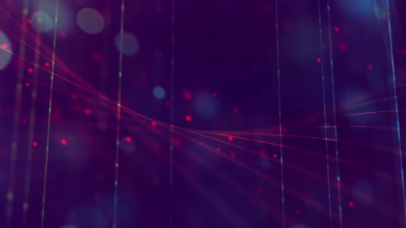 Motion Graphics Background Animation Red Stars 03