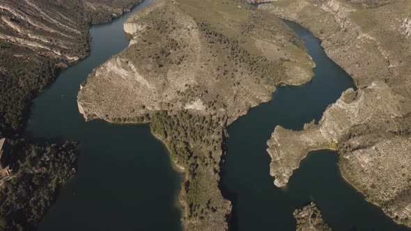 View of wetland and hills