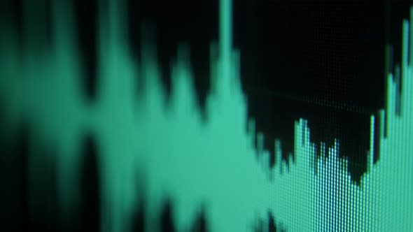 Smooth Refocus Audio Waves on a Computer Screen. Data Collection, Spying or Recording Conversation