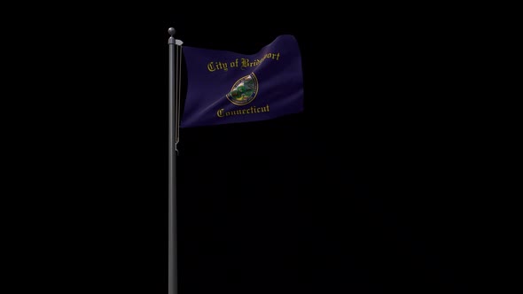 Bridgeport City Flag With Alpha 2K