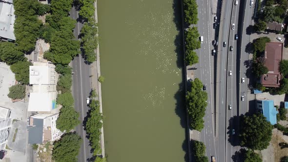 Riverside Traffic Aerial