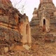 Old Burmese Buddhist Pagoda Ruins in Abandoned Temple Complex. Bagan, Myanmar - VideoHive Item for Sale