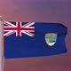 Saint Helena, Ascension And Tristan Da Cunha Flag 4k - VideoHive Item for Sale