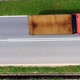 Aerial view of a lonely deserted two-lane country road - VideoHive Item for Sale