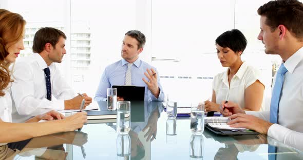 Business People Working Together During Meeting