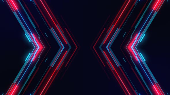 Abstract colorful Glowing Arrows Background