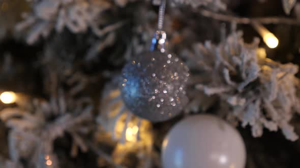 Christmas Decorations On Christmas Tree