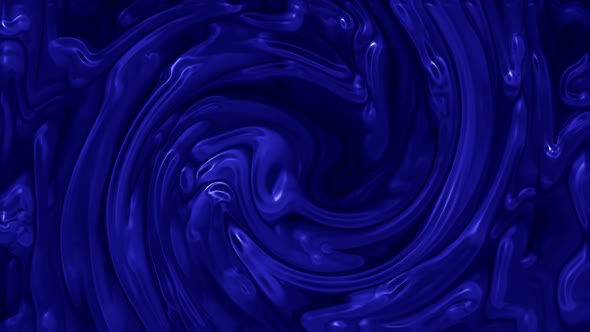 Blue color twisted shiny liquid animated background