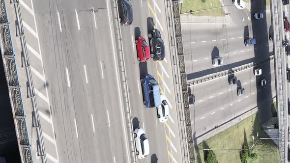 Cars on the Road Aerial View