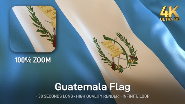 Guatemala Flag - 4K