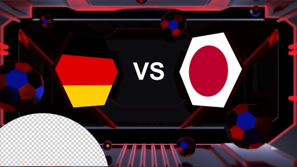 Germany Vs Japan Football World Cup Qatar 2022 Vs Card Transitions