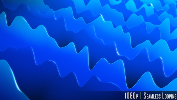 Digital Audio Waves Loop