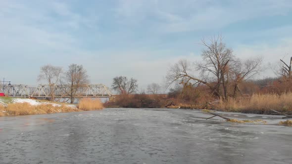 Ice On The River Nature