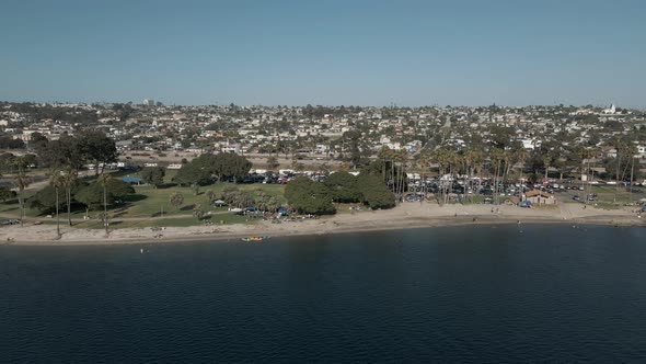 Mission Bay Drone View San Diego