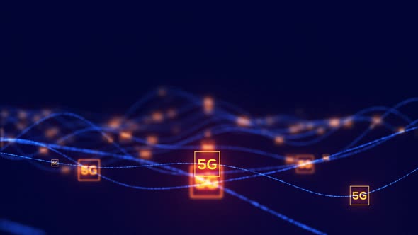 5G network technology symbol abstract digital concept. alt