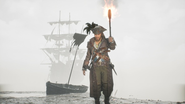 Pirate With A Torch