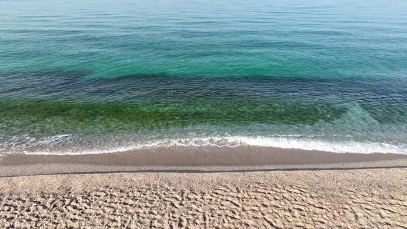 Summer Cleopatra Beach aerial view 4 K