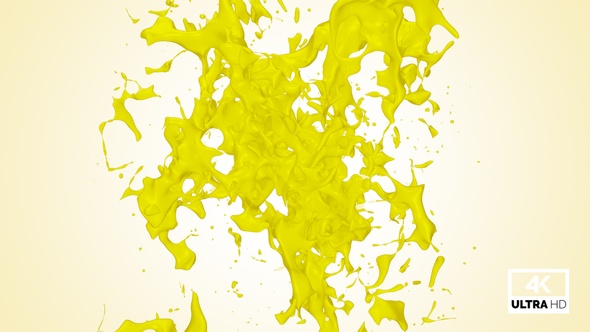 Yellow Paint Splash Collision alt