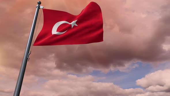 Turkey Flag 4K