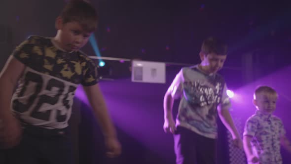 Happy Boys Dance at Kids Part / Disco - Ungraded