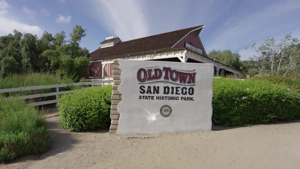 Old Town San Diego State Historic Park sign