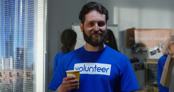 Portrait of a Male Volunteer