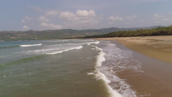 Sandy Beach in Tropical Resort