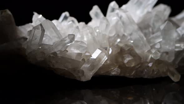 Many intricate well formed crystals make this quartz specimen.