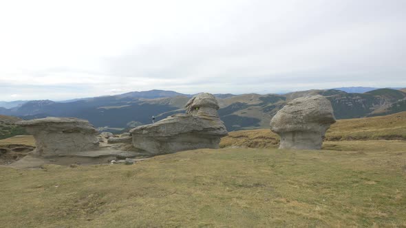 Babele Plateau in Bucegi Mountains