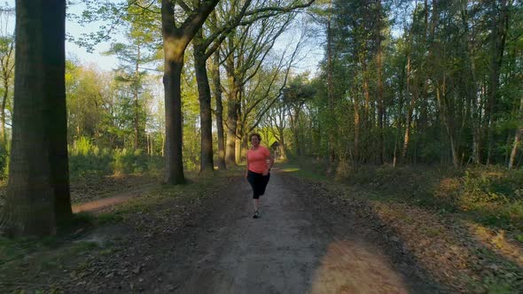 Woman jogging