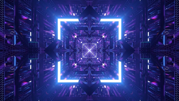 Vj Abstract Light Tunnel V2