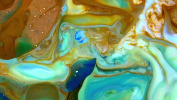 Abstract Background With Psychedelic Magical Painting Colors  alt